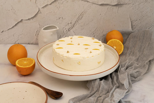 Eggless Fresh Orange Cake (Sugar Free, Maida Free)