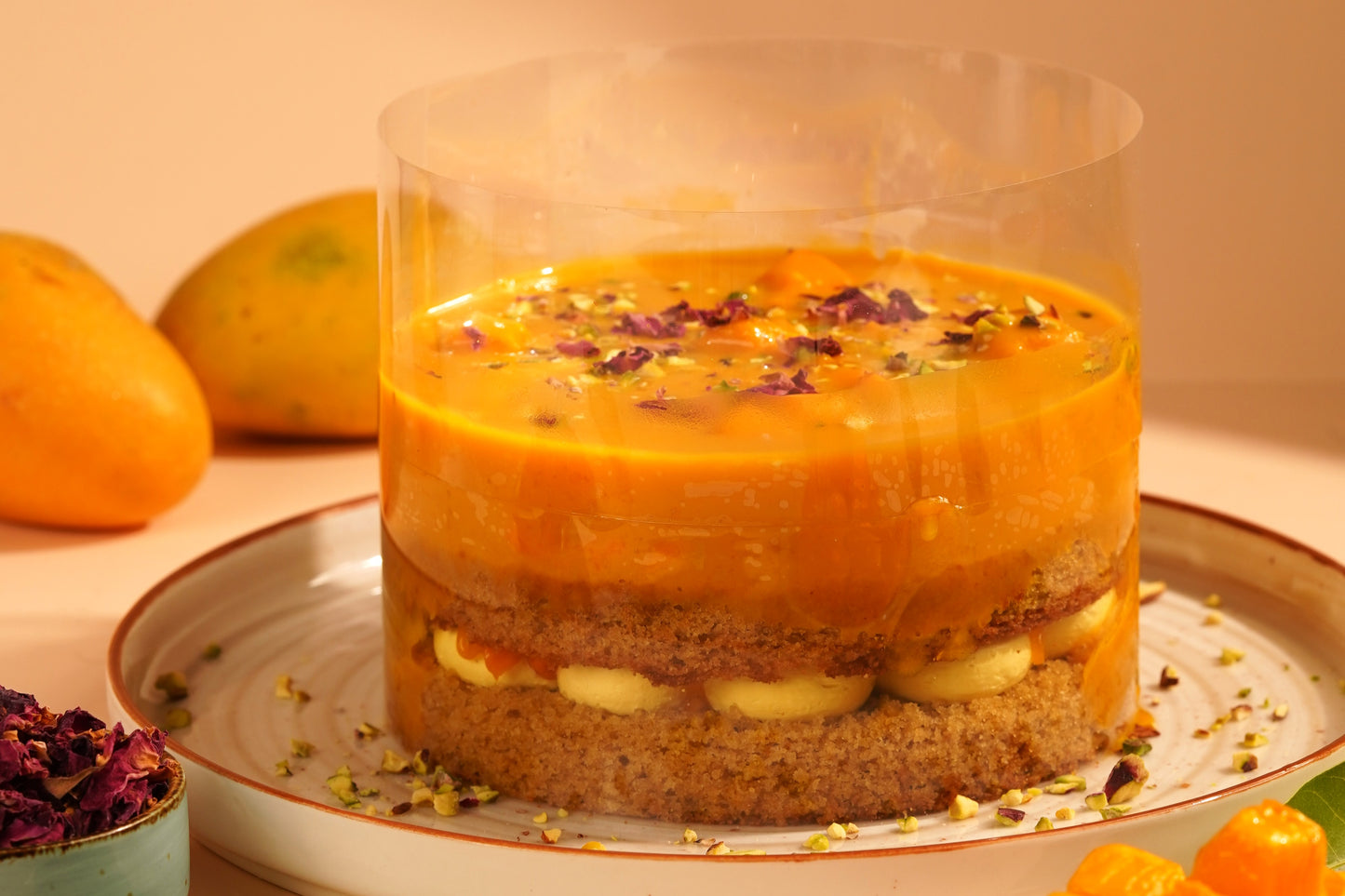 Mango Pull Me Up Cake (Gluten Free, Sugar Free)