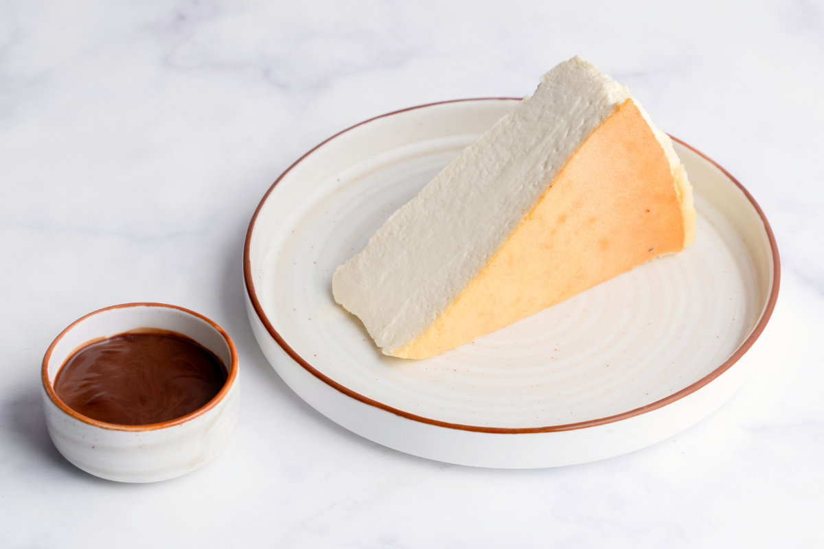 Sebastian Cheese Cake(Served with Chocolate Sauce)