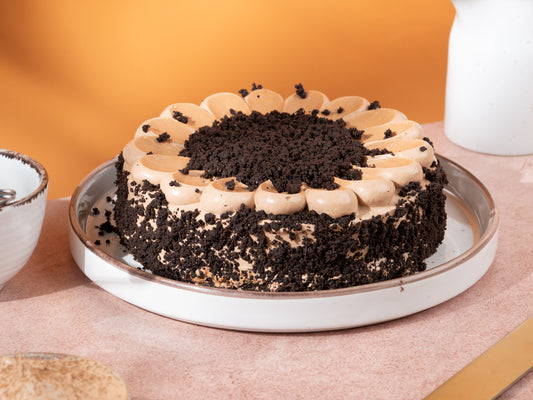 Eggless Mud Pie Cake (Sugar Free, Maida Free)